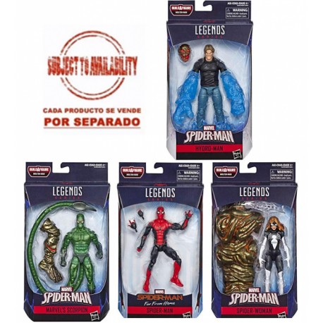 Far from Home - Spider Man Marvel Legends  6 pul Hasbro-JuguetesFugaz-Coleccionables