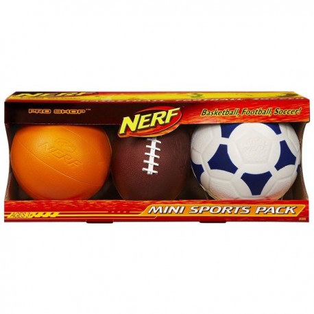 Mini Sports Pack - Nerf-JuguetesFugaz-Basquetbol