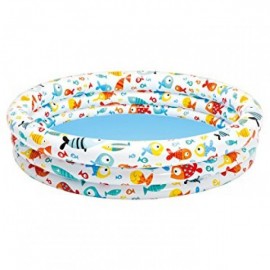 Piscina Inflable Peces 1.32m x 28cms  -Intex-JuguetesFugaz-Exterior