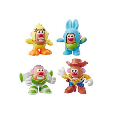 Mr Potato Head Paquete de 4 Amigos Combinables Ts4-JuguetesFugaz-