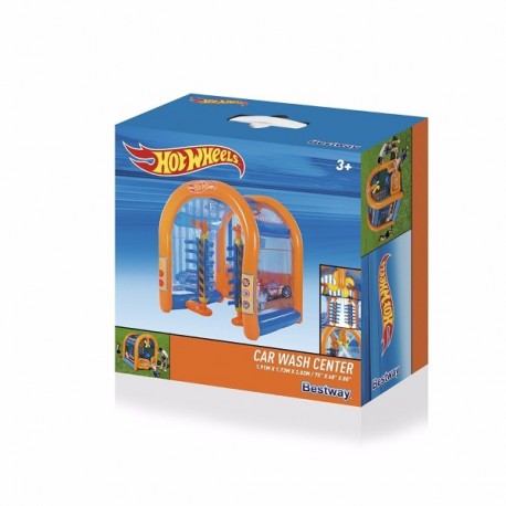 Centro de Lavado Inflable Hot Wheels - Bestway-JuguetesFugaz-Exterior