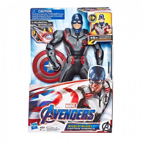 Marvel Avengers - Avengers: Endgame Capitán América Impacto de Escudo-JuguetesFugaz-