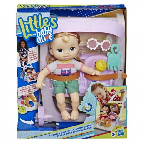 BABY ALIVE LITTLES CON CARREOLA-JuguetesFugaz-