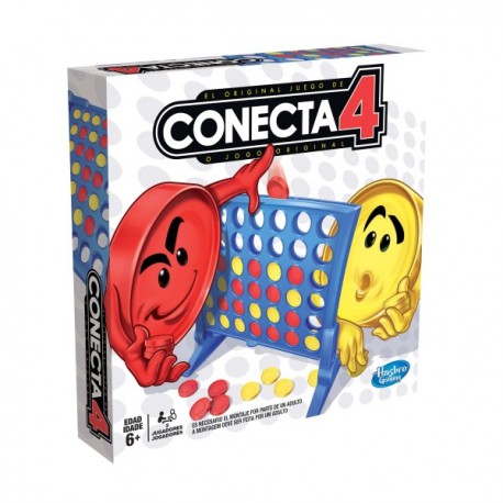 Conecta 4 Clásico Juego De Mesa-JuguetesFugaz-Familiar