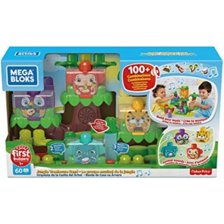 Mega Bloks Jungle Treehouse Band-JuguetesFugaz-Juegos Didácticos