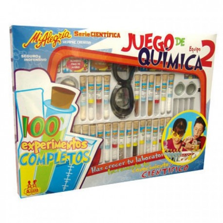 Juego de Química 100 experimentos-JuguetesFugaz-Juegos Didácticos