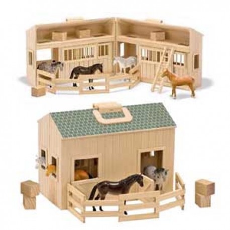 Establo de madera Melissa doug-JuguetesFugaz-Melissa & Doug