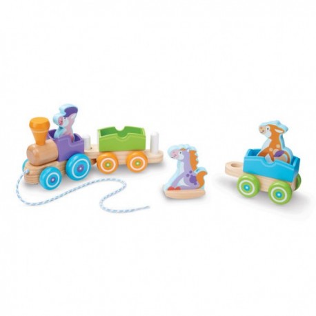 Tren Bebé Animales de la Granja-JuguetesFugaz-Juguetes de Desarrollo