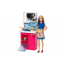 Barbie Muñeca y Muebles-JuguetesFugaz-Barbie