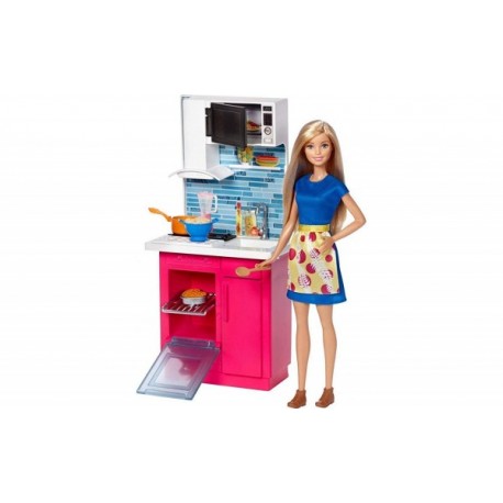 Barbie Muñeca y Muebles-JuguetesFugaz-Barbie