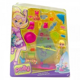 Polly Pocket Surtido de Muñecas Grandes Para Niñas-JuguetesFugaz-Niñas