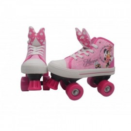 Patín de Bota Minnie  Mouse Goplas Talla 20 Cuatro Ruedas-JuguetesFugaz-Niñas