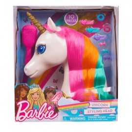 Barbie dreamtopia unicornio peinados y accesorios magicos-JuguetesFugaz-Barbie