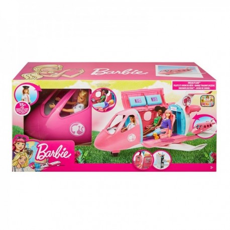 BARBIE AVIÓN DE TUS SUEÑOS-JuguetesFugaz-Barbie