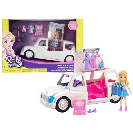 Polly Pocket Limusina de Lujo Con Accesorios Para Niña-JuguetesFugaz-Niñas