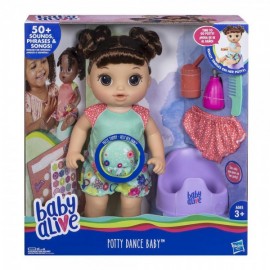 Baby Alive Bebe va al Baño Castaña-JuguetesFugaz-Niñas