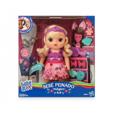 Bebe Peinado Magico Baby Alive-JuguetesFugaz-Niñas