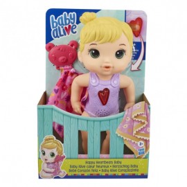 Baby Alive Happy Heartbeats Baby Doll-JuguetesFugaz-Niñas