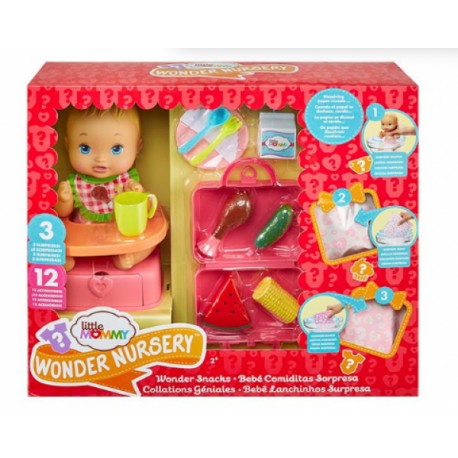 Little Mommy - Bebe Comidita Sorpresa - Wonder Nursery-JuguetesFugaz-Niñas