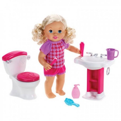 Little Mommy Bebita Interactiva Hora de Ir al Baño-JuguetesFugaz-Niñas