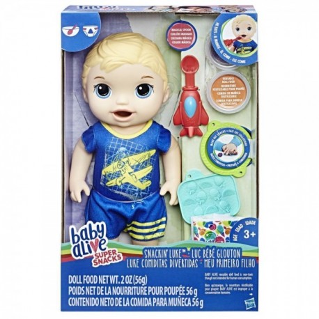 Baby Alive Luke Comiditas Divertidas-JuguetesFugaz-Niñas