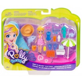 Polly Pocket Pack Aventura en la Playa-JuguetesFugaz-Muñecas