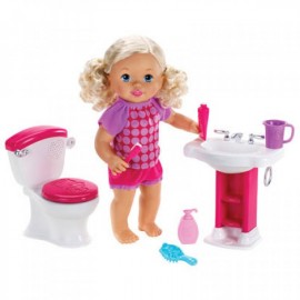 Little Mommy Bebita Interactiva Hora de Ir al Baño-JuguetesFugaz-Muñecas