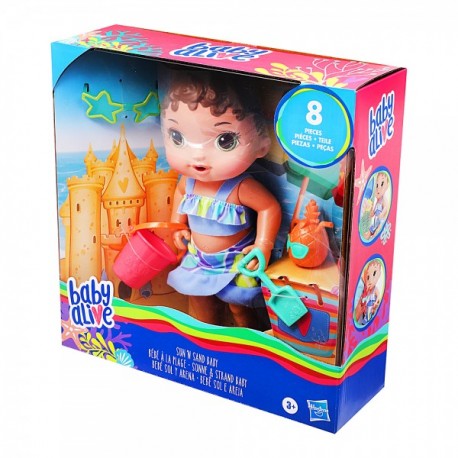 Baby Alive Bebe Sol y Arena-JuguetesFugaz-Baby Alive