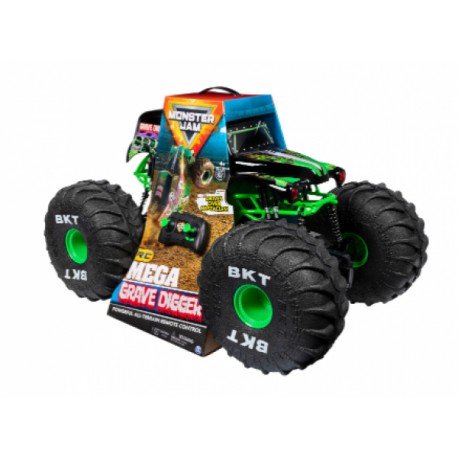 MONSTER JAM MEGA RC GRAVE DIGGER-JuguetesFugaz-Autos