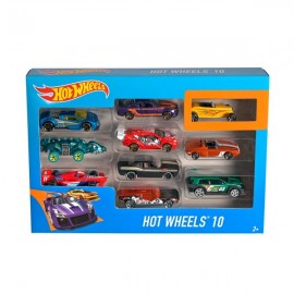 Hot Wheels Paquete de 10-JuguetesFugaz-Autos