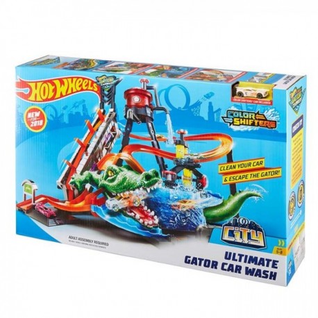 Pista Autolavado Ataque de Lagarto - Hot Wheels-JuguetesFugaz-Autos