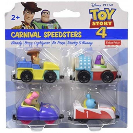 Surtido de Vehículos de Carnaval Toy Story 4 Fisher Price-JuguetesFugaz-Niños