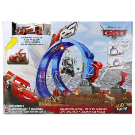 CARS RAYO MCQUEEN RETO DE CHOQUES DISNEY PIXAR-JuguetesFugaz-Autos