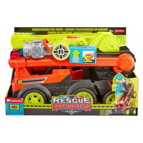 Rescue Heroes Fire Truck-JuguetesFugaz-Autopistas