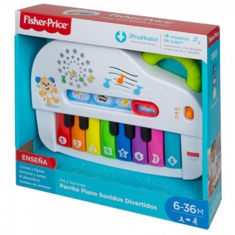 Ríe y Aprende Perrito Piano Sonidos Divertidos-JuguetesFugaz-Fisher-Price