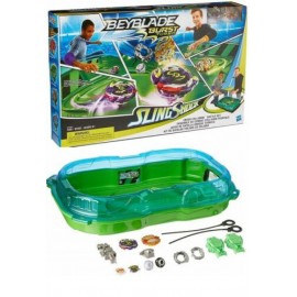 Bey SlingShock Set de Batalla Cross Collision-JuguetesFugaz-Marcas