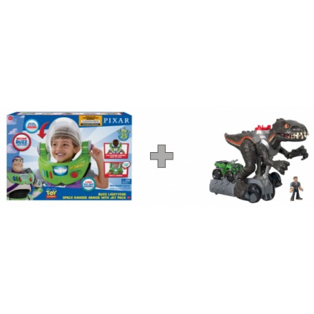 Combo Armadura Buzz + Fp Imaginext Indorraptor Motorizado-JuguetesFugaz-Marcas