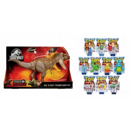 Combo Jw T rex de batalla + Figura básica Toy story-JuguetesFugaz-Niños