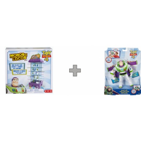 Combo Monos Locos Toy Story 4 + Buzz Vuelo Espacial-JuguetesFugaz-Niños