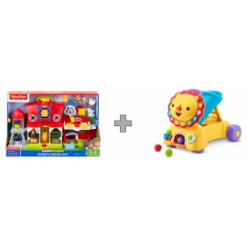 Combo Lp Granja De Animales + León Camina Conmigo-JuguetesFugaz-Fisher-Price