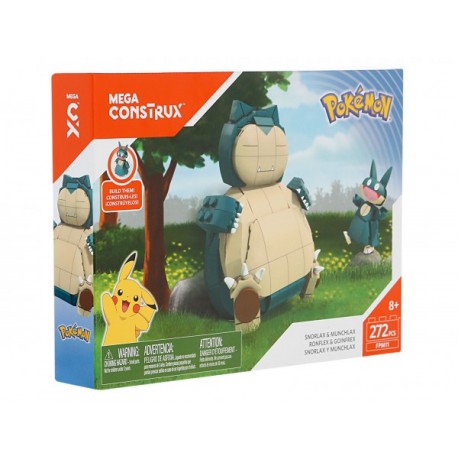 Snorlax & Munchlax Mega Construx-JuguetesFugaz-Marcas