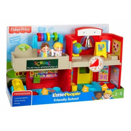 Fisher Price little people escuela aprende y diviertete-JuguetesFugaz-0-5 meses