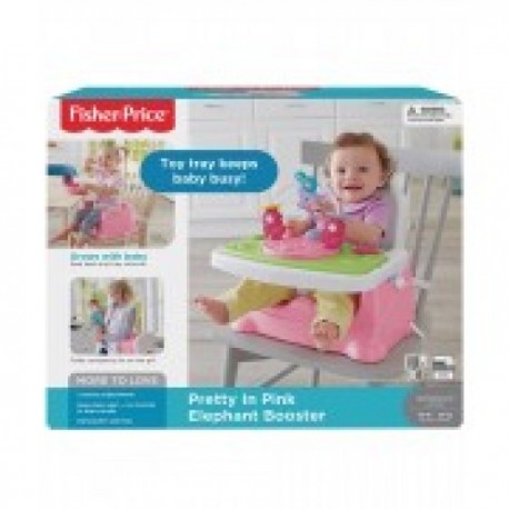 Silla de actividades rosa- fisher price-JuguetesFugaz-6-11 meses