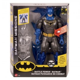 Batman Missions Dc Comics Bm Figura12 Pulgadas con luces y sonidos-JuguetesFugaz-Niños