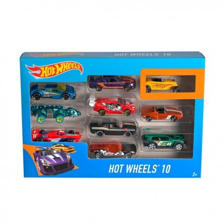 Hot Wheels Paquete de 10-JuguetesFugaz-Niños