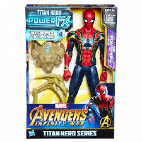 AVN Iron Spider Titan Hero Power FX de 12 Pulgadas - Hasbro-JuguetesFugaz-Niños