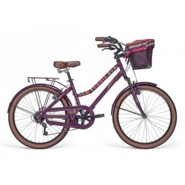Bicicleta Mercurio Life R24 Purpura-JuguetesFugaz-Rodada 24
