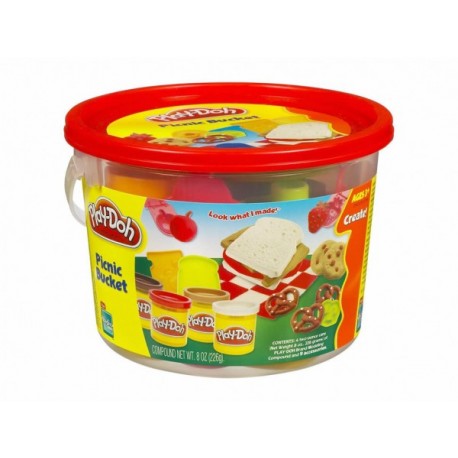 Mini Cubeta Play Doh Paquete de 6 piezas-JuguetesFugaz-