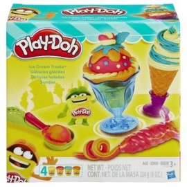Play Doh Ice Cream Sundae Paquete 3 piezas-JuguetesFugaz-