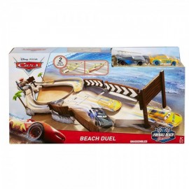 Cars 3 Pista Duelo en la Playa de Fuego  Disney Mattel-JuguetesFugaz-Niños